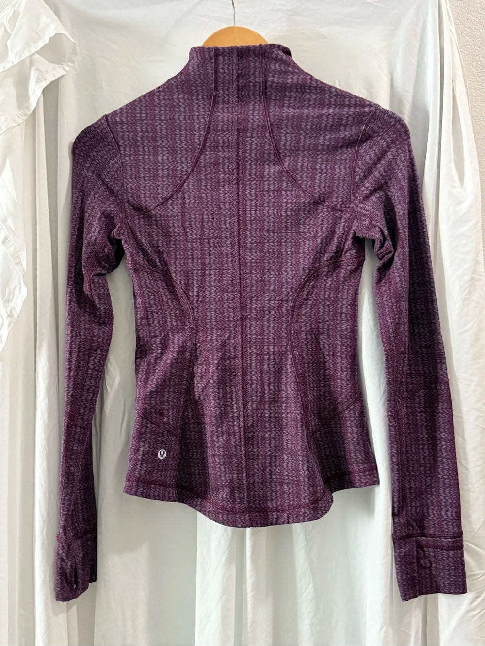 Lululemon Forme Jacket Cuffins Ziggy Wee September Plum Purple Size 2